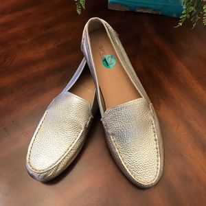 Sperry Topsider New Gold Leather Loafers 12M